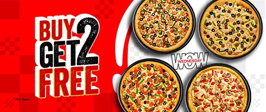 Buy 2 Get 2 (Medium Pizza)