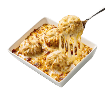 Baked Cheesy Momo